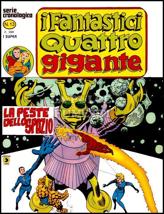 FANTASTICI QUATTRO GIGANTE #    13: LA PESTE DELLO SPAZIO